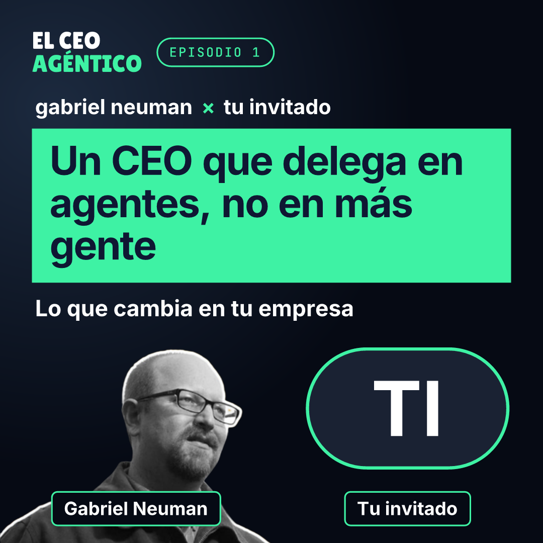 Plantilla El CEO agéntico en 1080×1080