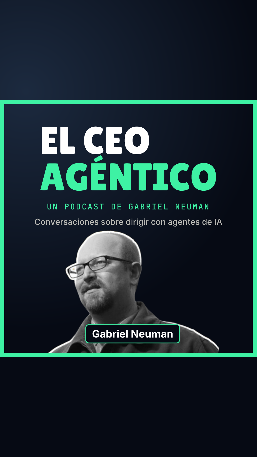 Plantilla El CEO agéntico: portada en 1080×1920