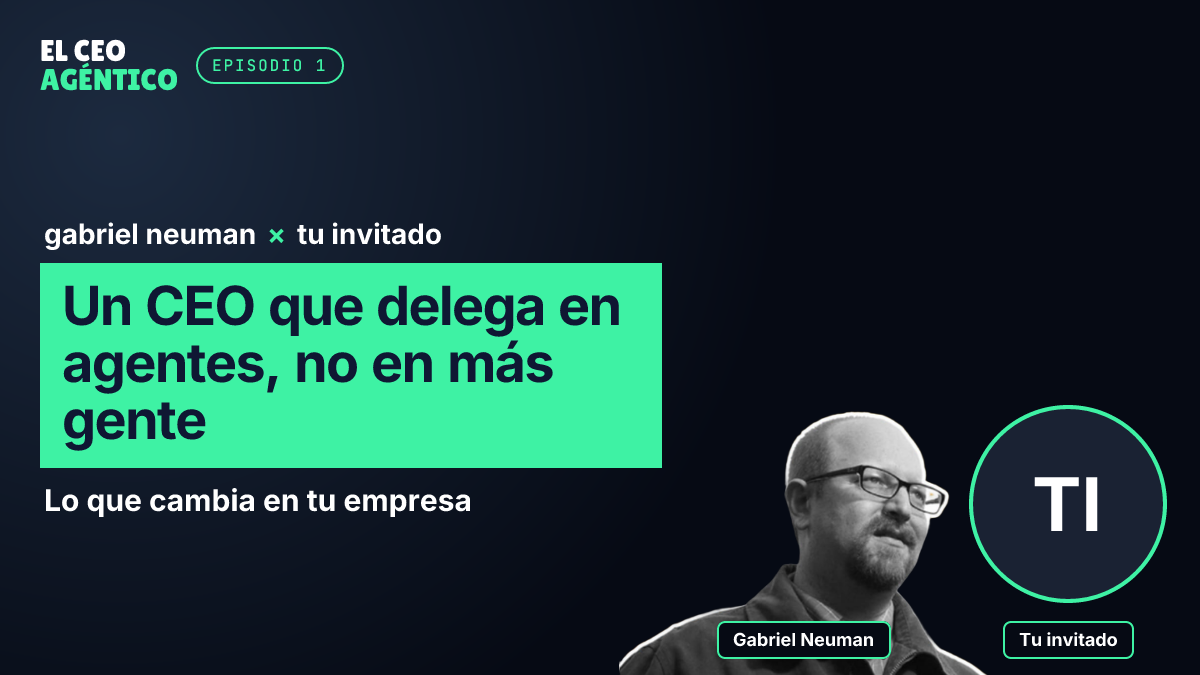 Plantilla El CEO agéntico en 1200×675