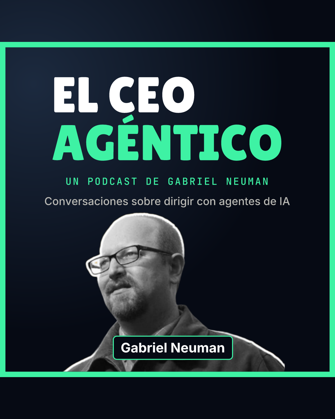 Plantilla El CEO agéntico: portada en 1080×1350