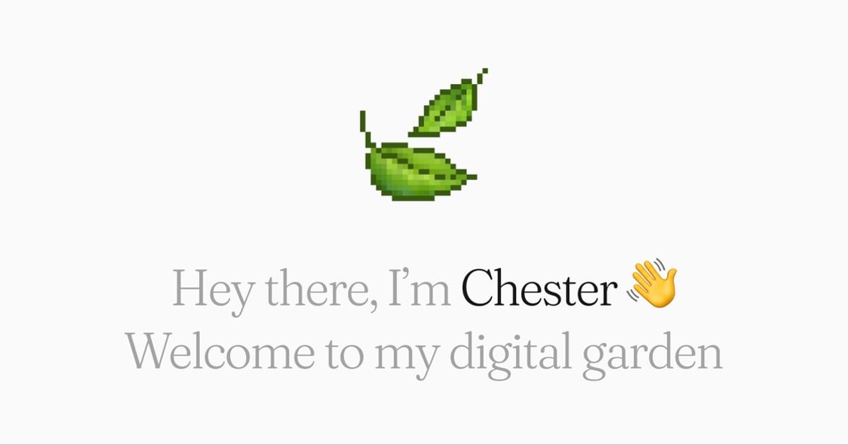 Imagen OG de Chester's Garden