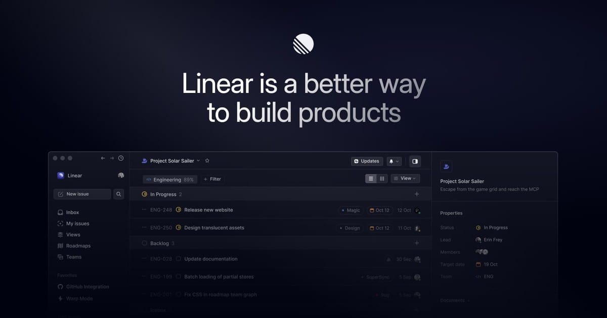 Imagen OG de Linear